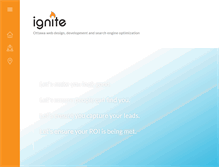 Tablet Screenshot of ignitewebsolutions.com